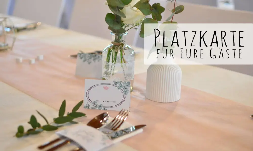 Platzkarten Tischkarten Kommunion Konfirmation