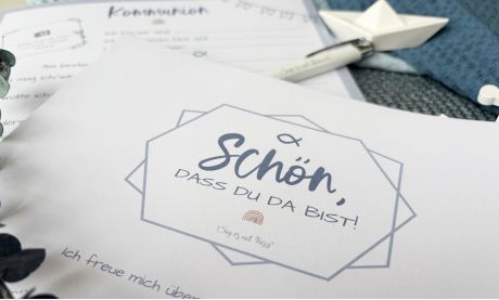 Gästebuch Karten Kommunion
