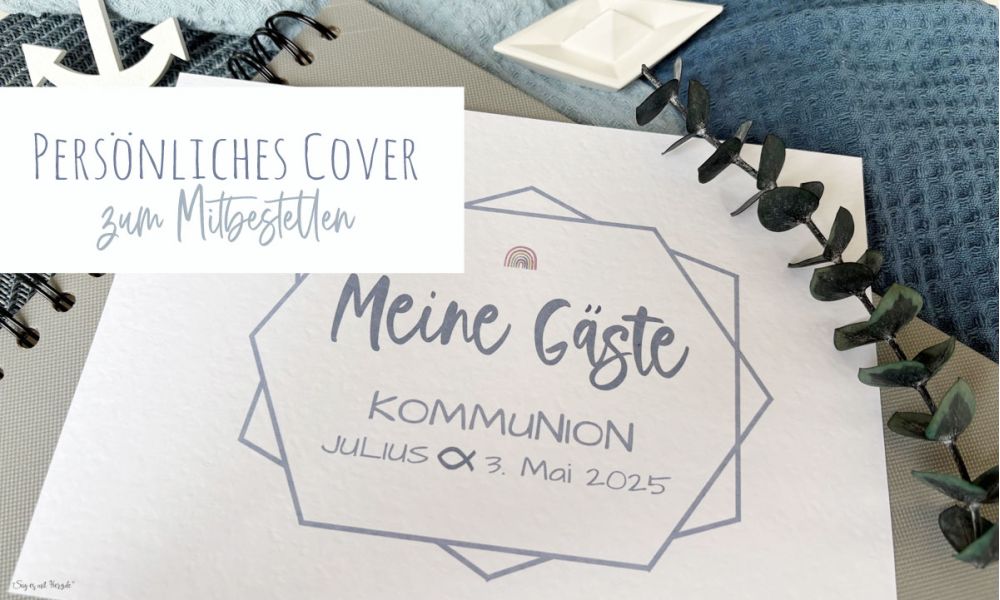 Gästebuch Karten Kommunion