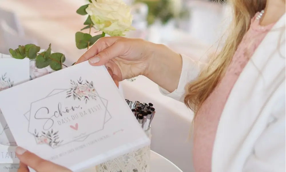 Gästebuch Hochzeit Karten zum Ausfüllen