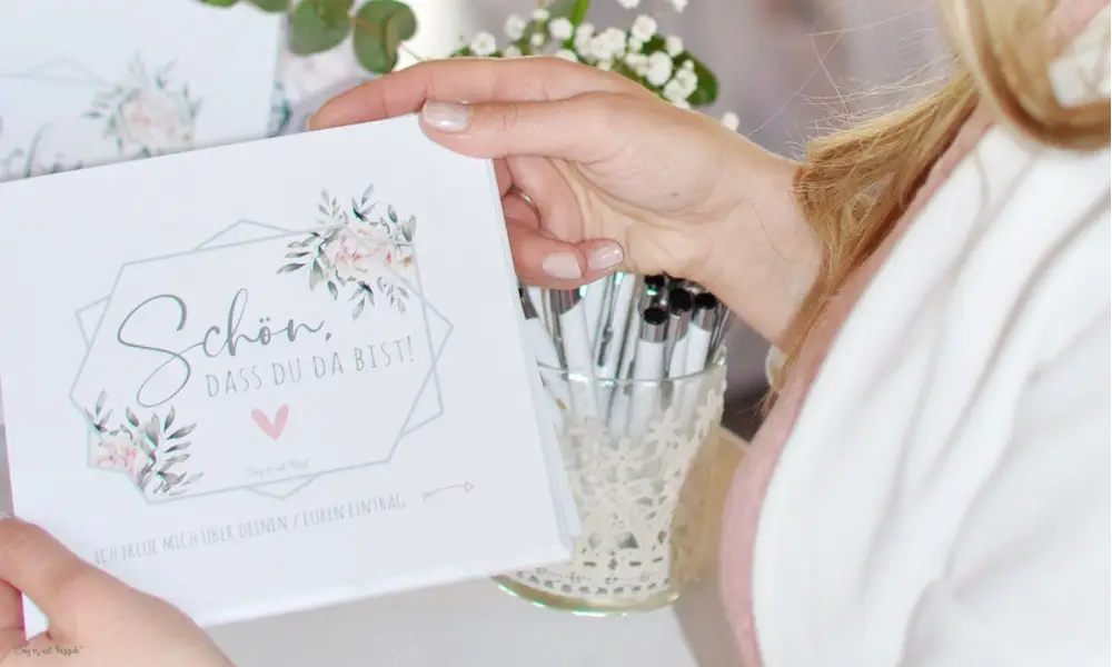 Gästebuch Hochzeit Karten zum Ausfüllen