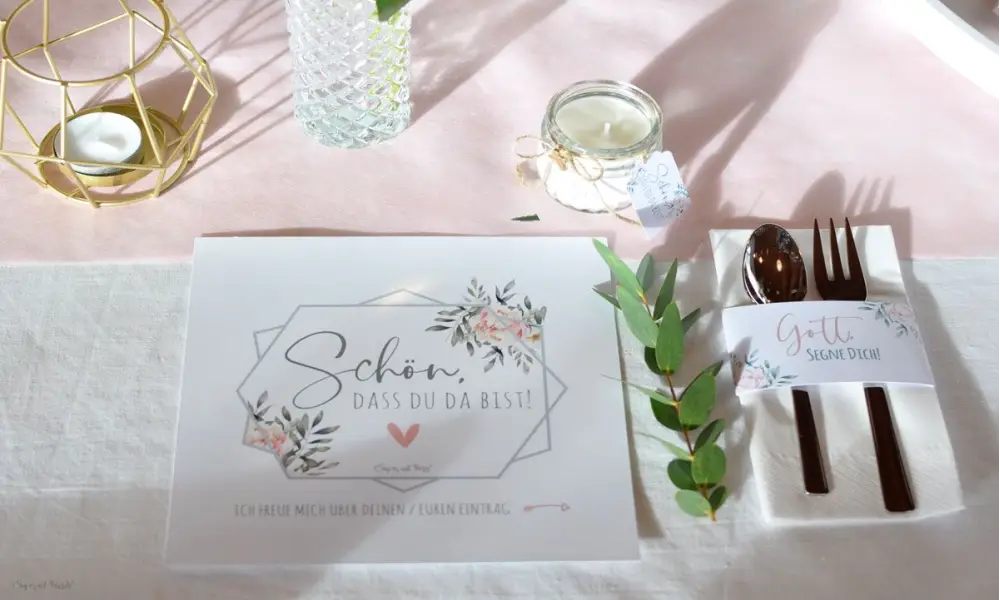 Gästebuch Hochzeit Karten zum Ausfüllen