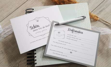 Gästebuch Karten ♥ Kommunion Konfirmation