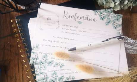 Gästebuch Karten ♥ Kommunion Konfirmation