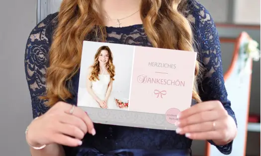 Dankeskarten Konfirmation mit Foto