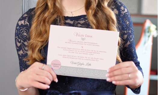 Dankeskarten Konfirmation mit Foto