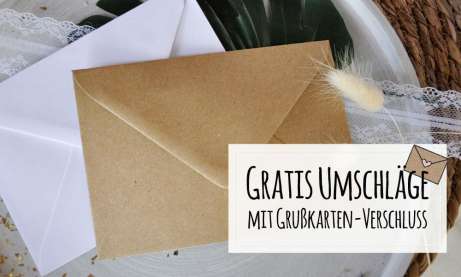 Dankeskarten Geburt natürlich