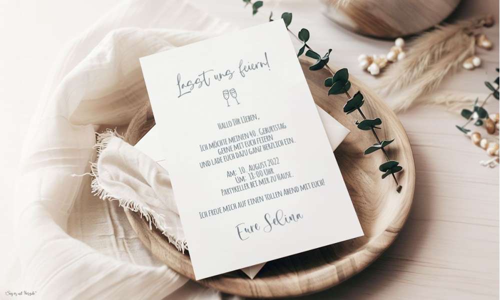 Moderne Einladungskarten 30 Geburtstag mit Foto früher heute