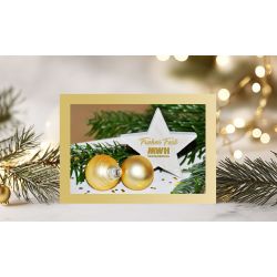 Individuelle Weihnachtskarte geschäftlich