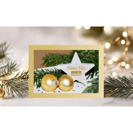 Individuelle Weihnachtskarte geschäftlich