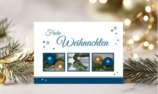 Weihnachtskarte Elektriker