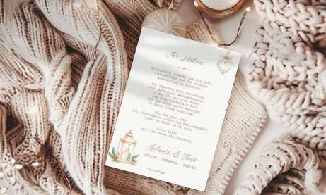 Personalisierte Weihnachtskarten Firma