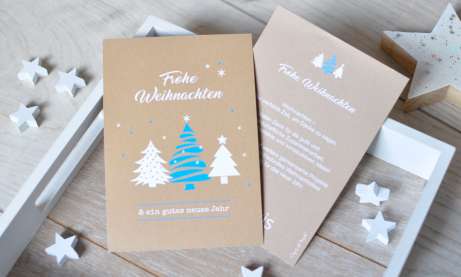 Firmen Weihnachtsgruß Tanne