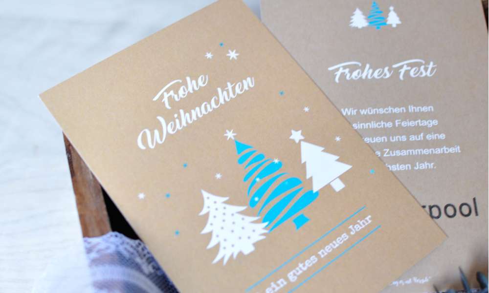 Firmen Weihnachtsgruß Tanne