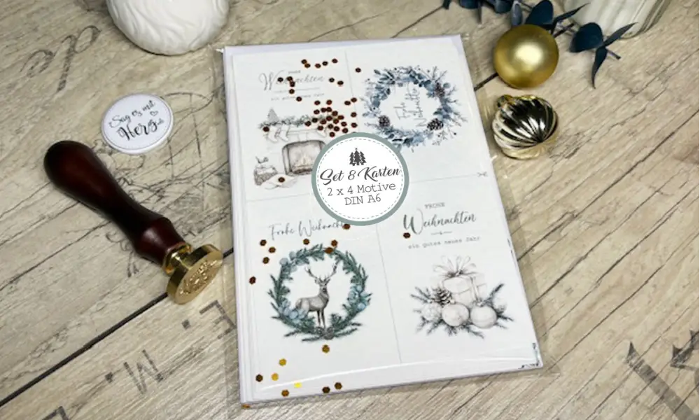Weihnachtskarten Set