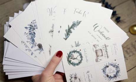 Weihnachtskarten Set