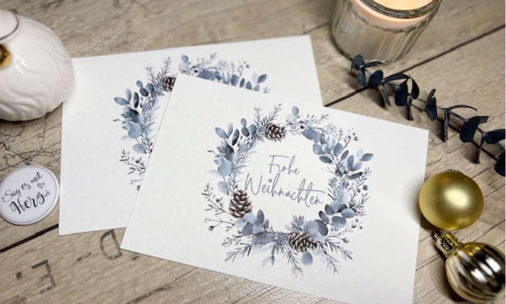 Weihnachtskarten Set