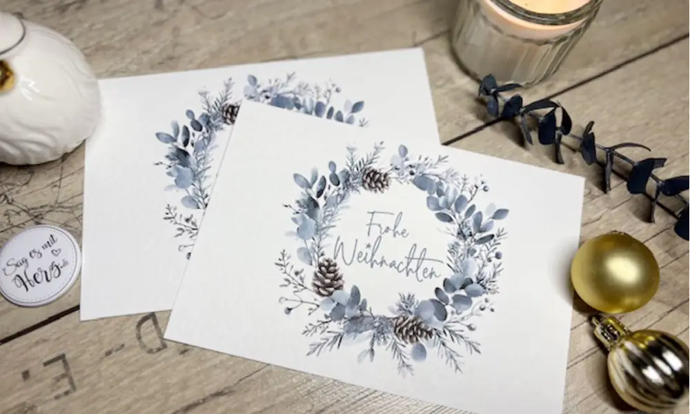 Weihnachtskarten Set
