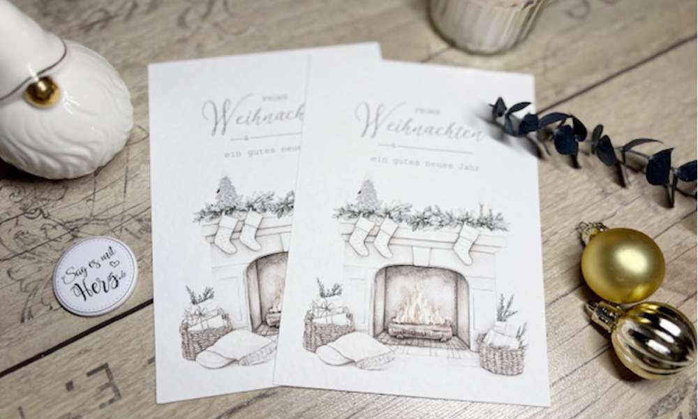 Weihnachtskarten Set
