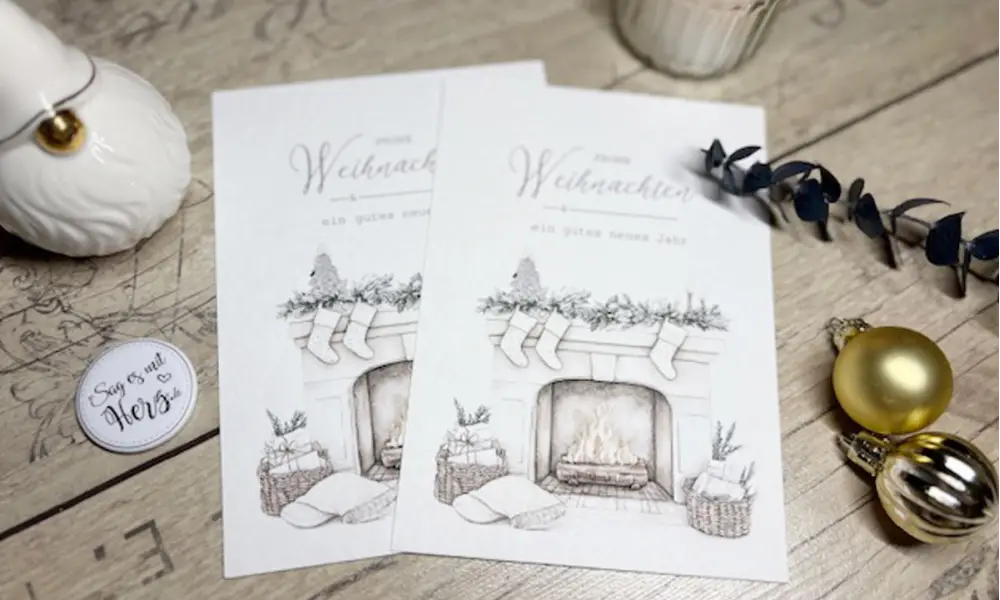 Weihnachtskarten Set