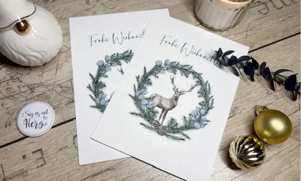 Weihnachtskarten Set