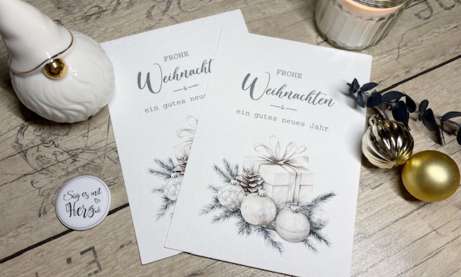 Weihnachtskarten Set