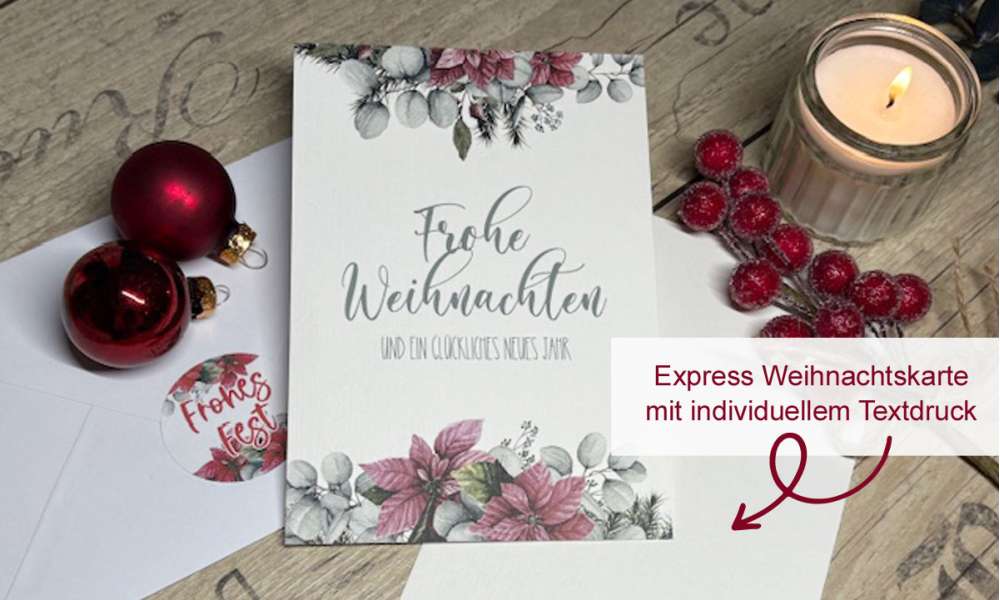 Weihnachtskarten Express