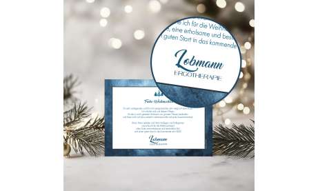 Weihnachtskarten geschäftlich Postkarte