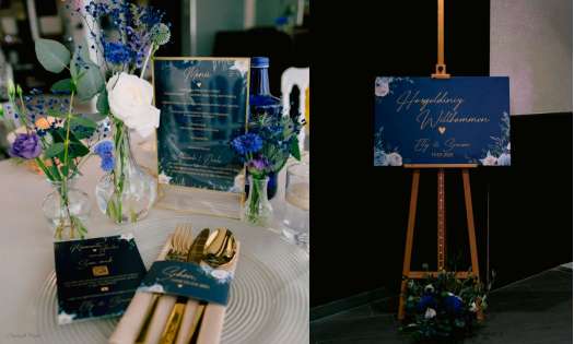 Hochwertiges Willkommensschild Hochzeit