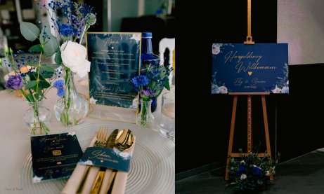 Hochwertiges Willkommensschild Hochzeit