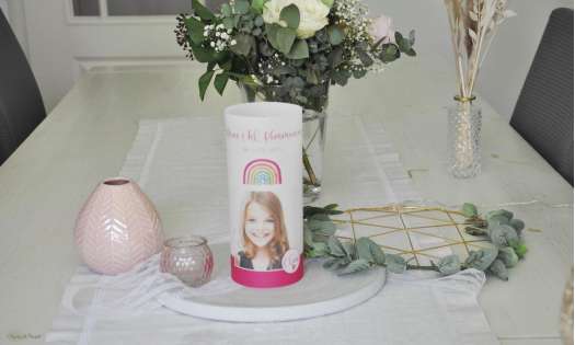 Lichthülle Kommunion Regenbogen