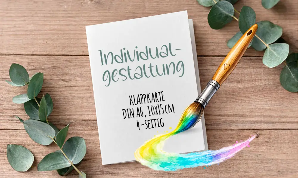 Individualgestaltung einer Klappkarte