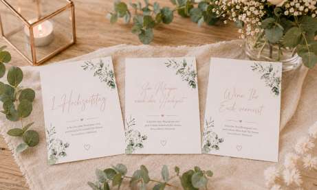 Zeitkapsel Karten Hochzeit
