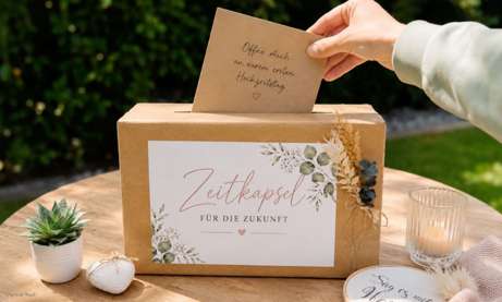Zeitkapsel Karten Hochzeit