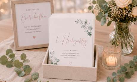 Zeitkapsel Karten Hochzeit