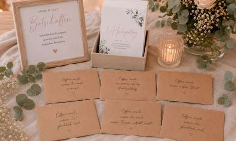 Umschläge Öffne mich am 1. Hochzeitstag. Zeitkapsel Karten Hochzeit