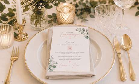 QR-Code Karte für gemeinsames Hochzeitsalbum