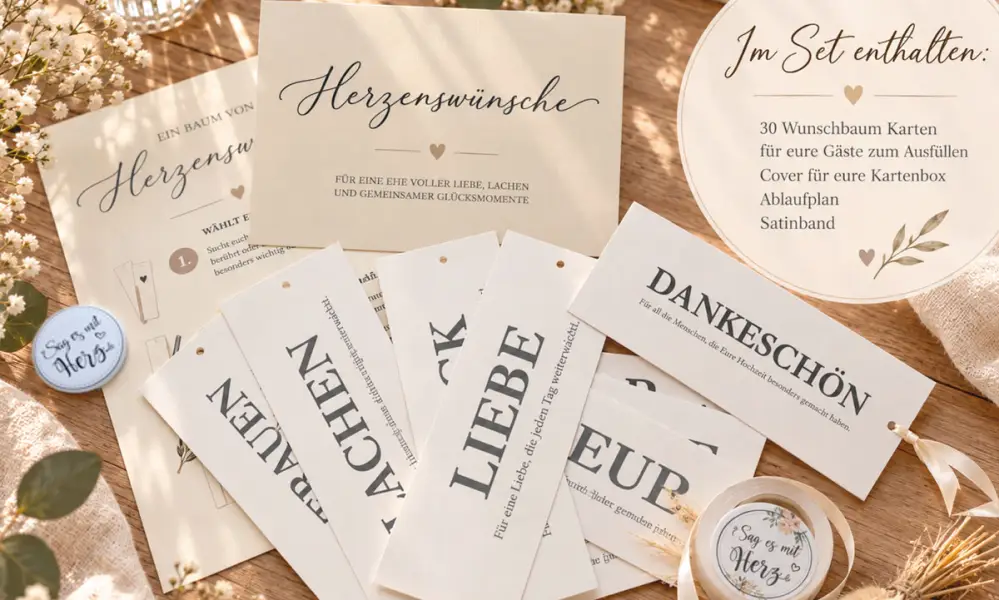 Wunschbaum Karten für Olivenbaum