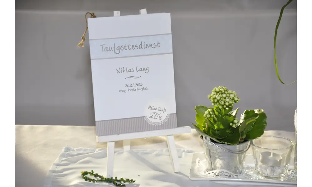 Kirchenheft DIN A5 zur Taufe