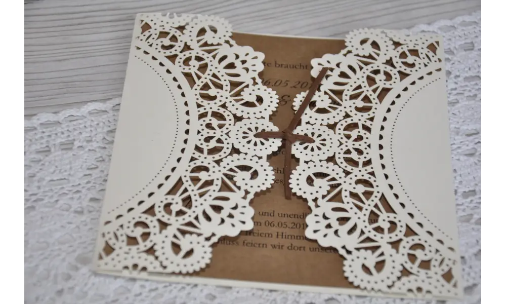 Einladungskarte Hochzeit "Pures Vergnügen"