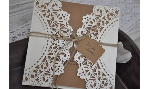 Einladungskarte Hochzeit "Pures Vergnügen" 