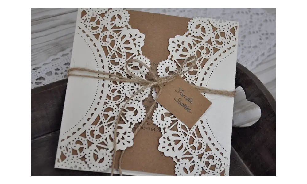 Einladungskarte Hochzeit "Pures Vergnügen"
