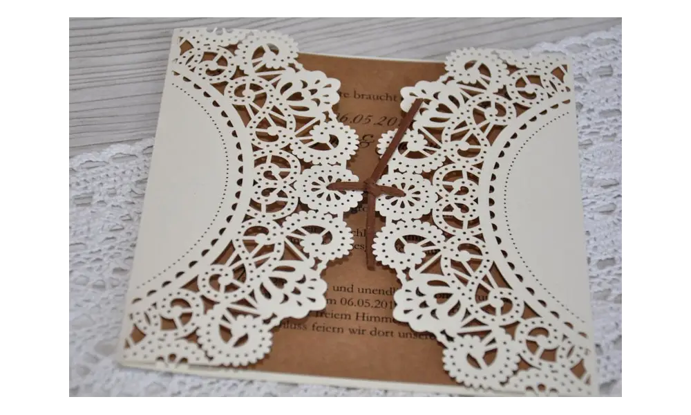 Einladungskarte Hochzeit "Pures Vergnügen"
