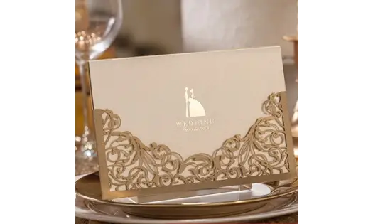 Einladungskarte zur Goldhochzeit