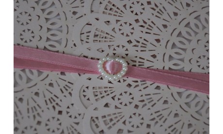 Hochzeitseinladungen Vintage "Mädchentraum in rosa"