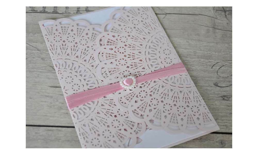 Hochzeitseinladungen Vintage "Mädchentraum in rosa" Hochzeitseinladungen Vintage "Mädchentraum in rosa"