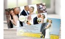 Danksagungskarte Hochzeit "Wir sagen Danke" altrosa