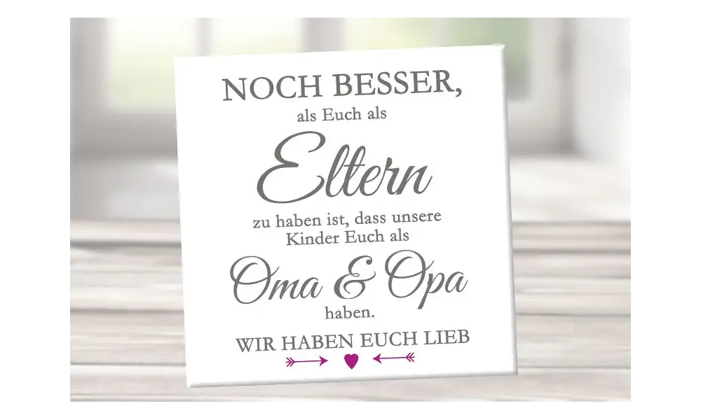 Wandbild mit Geburtsdaten & Foto, Leinwand personalisiert