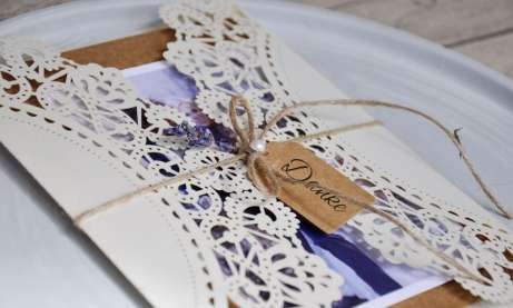 Danksagungskarten Hochzeit Vintage