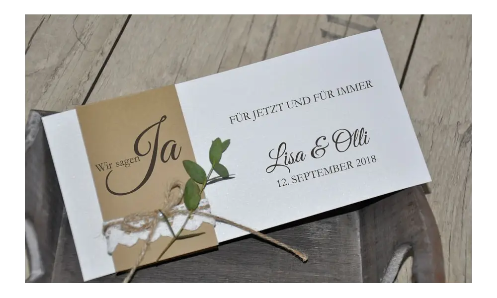 Unsere neuen Hochzeitseinladungen